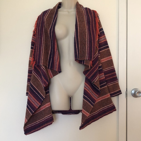 Handmade purple & pink striped jacket 💕💟 - Picture 5 of 14